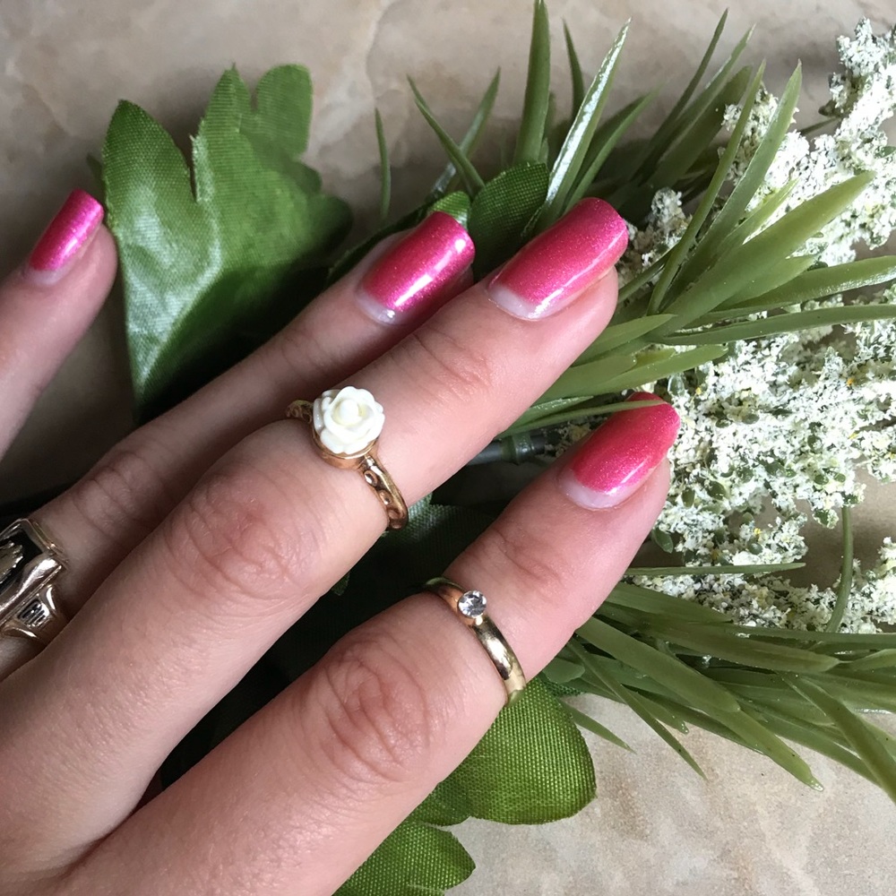 Gold midi rings